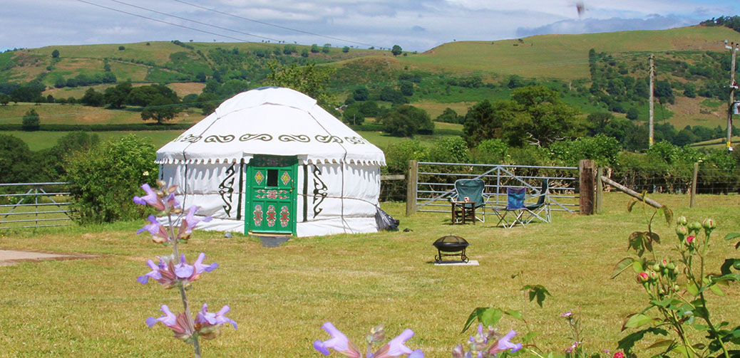 Barnutopia Luxury Yurts in the Welsh Borderlands