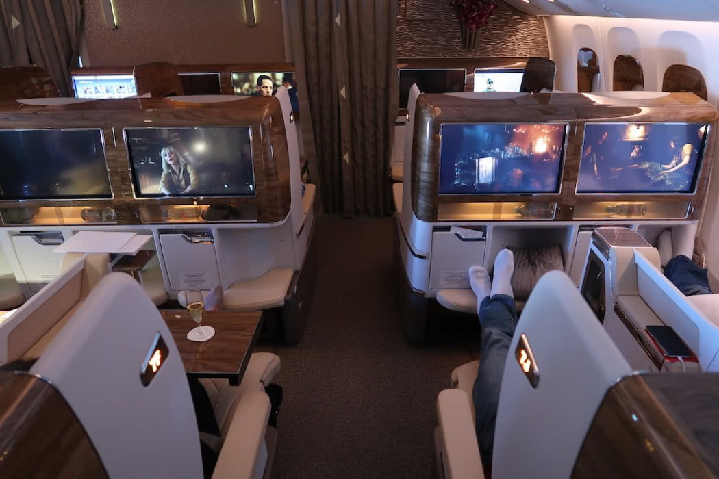 emirates a380 business class bassinet seat